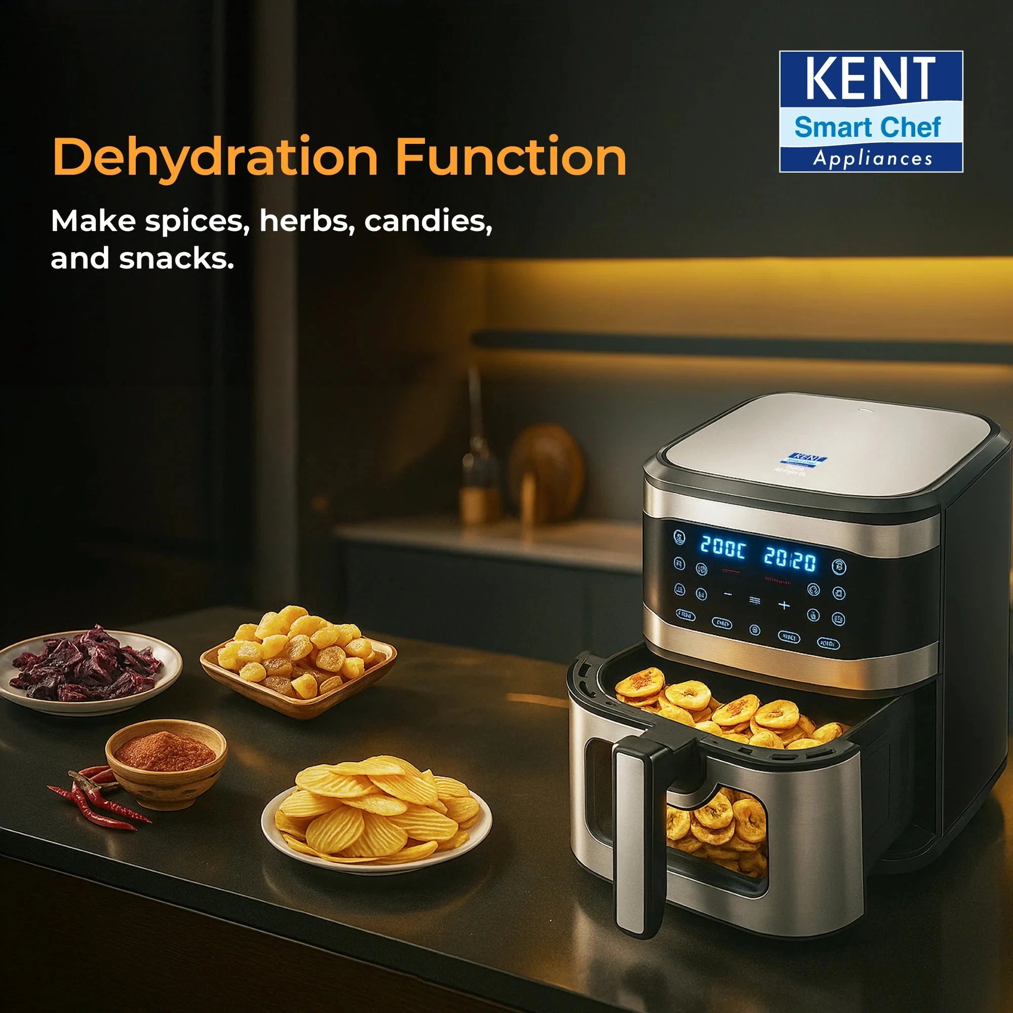 KENT AIR FRYER DIGITAL  8 LTRS 1700 W CMM Arena Retails Pvt Ltd
