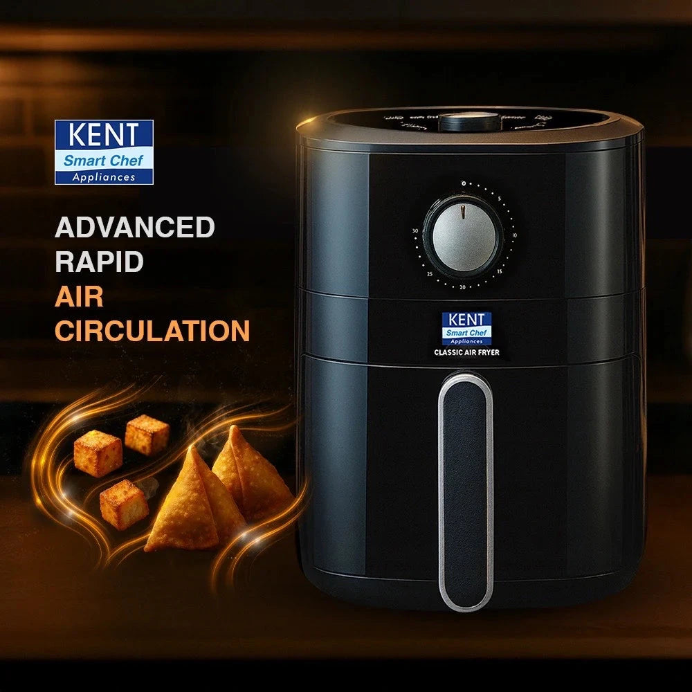 KENT AIR FRYER CLASSIC  4 LTRS (MANUAL) - 1300 W KENT