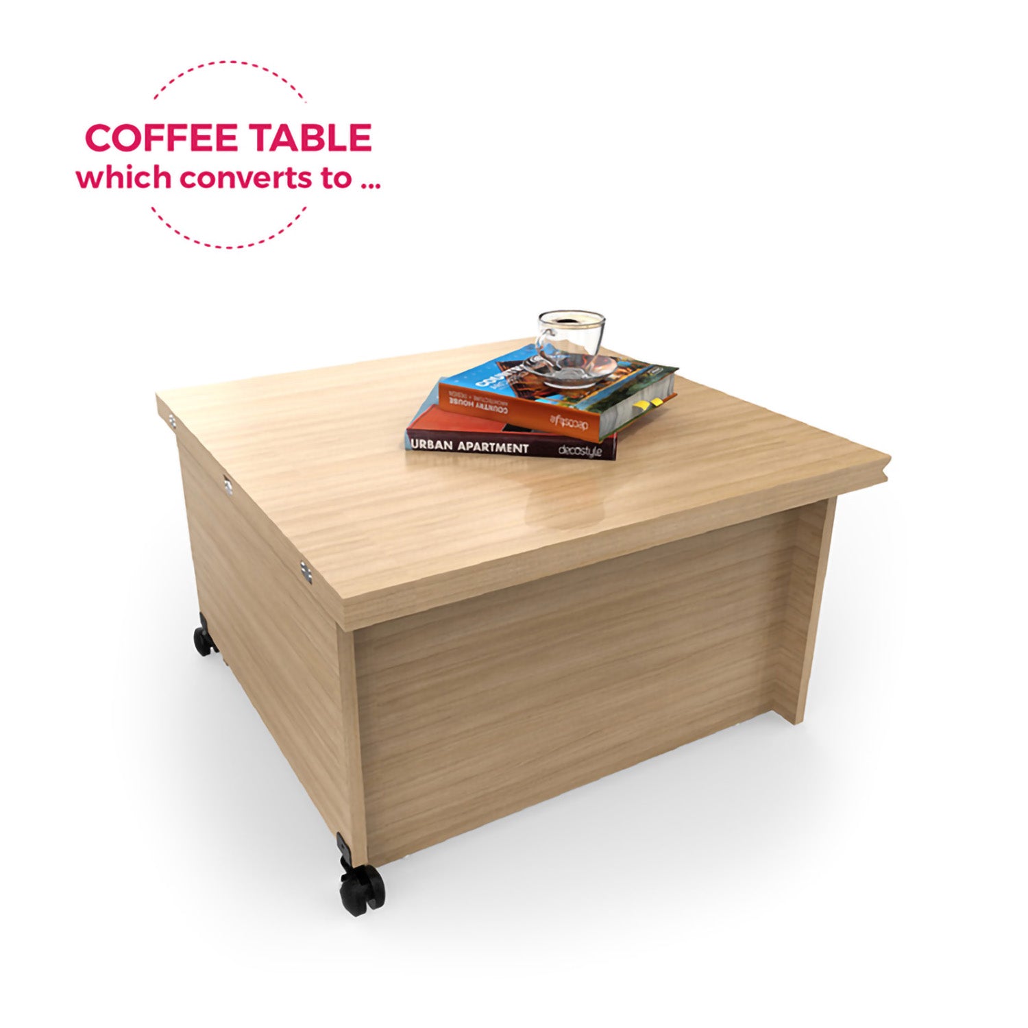 DECOSTYLE DC2D101 UTS Multipurpose Coffee Table Teak