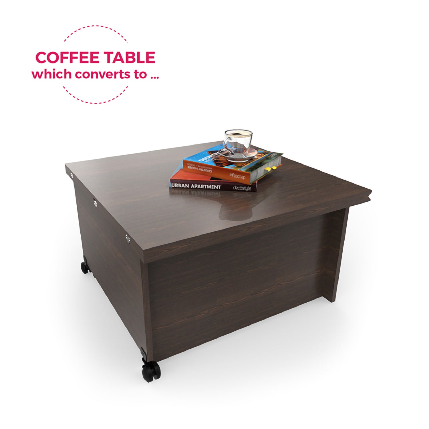 DECOSTYLE DC2D101 WES Multipurpose Coffee Table Wenge