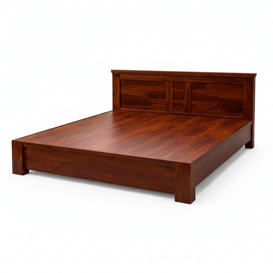 SW QUEEN BED LOUIS WITHOUT STORAGE SHEESHAM FINISH SPACEWOOD