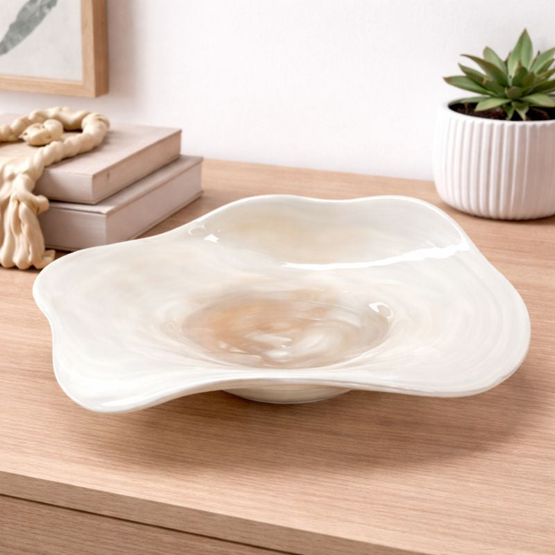 Oona Glass Vase Jasper Plate OONA