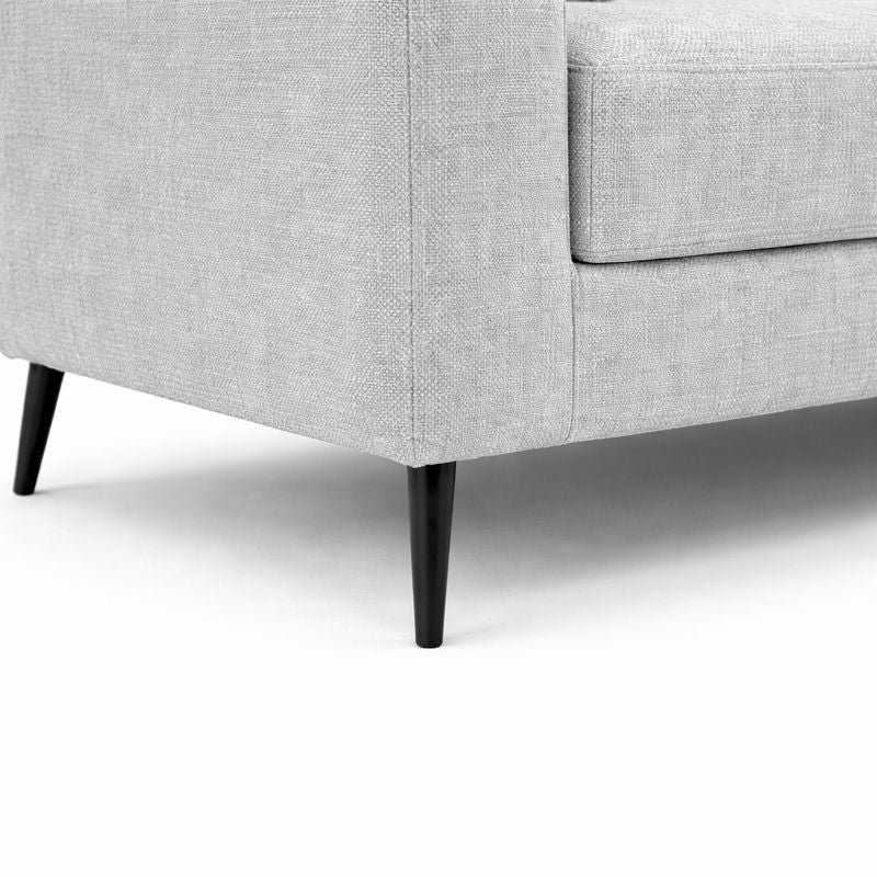 ARENA  SOFA SET(3+2)  CBS WALNUT MATT WITH GREY UPHOLSTRY ARENA