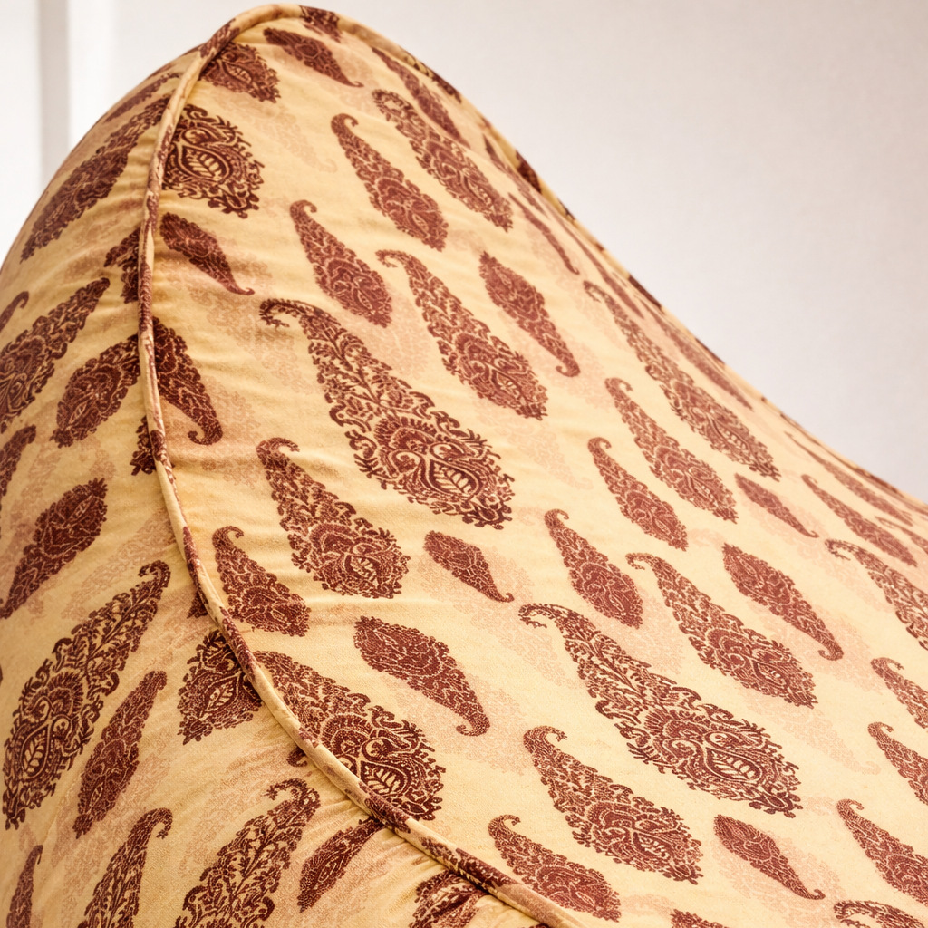 ARENA BEAN BAG PANCHO WITH BRAIDING EVPN003 RED PRINT ARENA