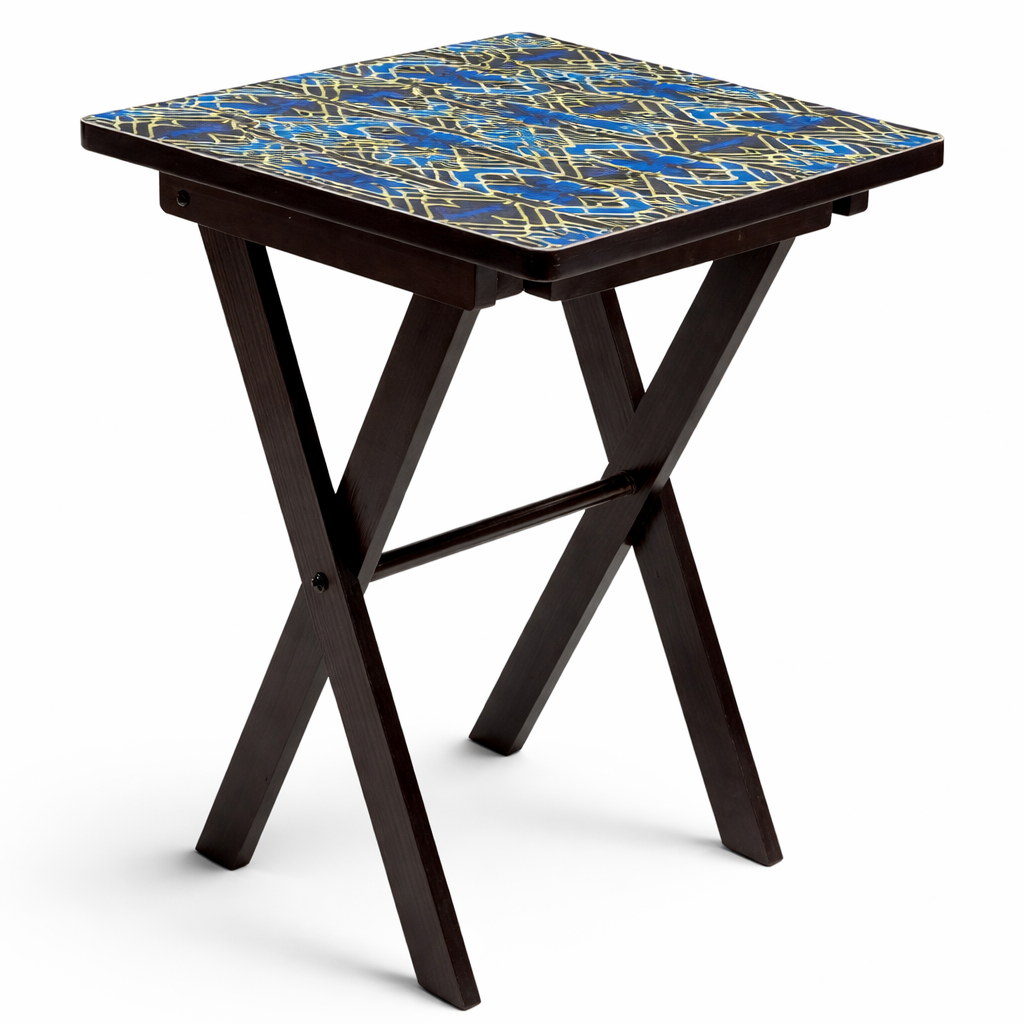 OONA SIDE TABLE ITL - FOLDABLE DIGITAL GOLD BOTONICAL OONA