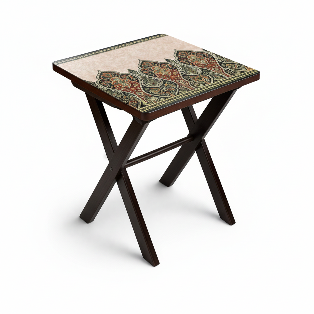OONA SIDE TABLE ITL - FOLDABLE DIGITAL GOLD BOTONICAL OONA