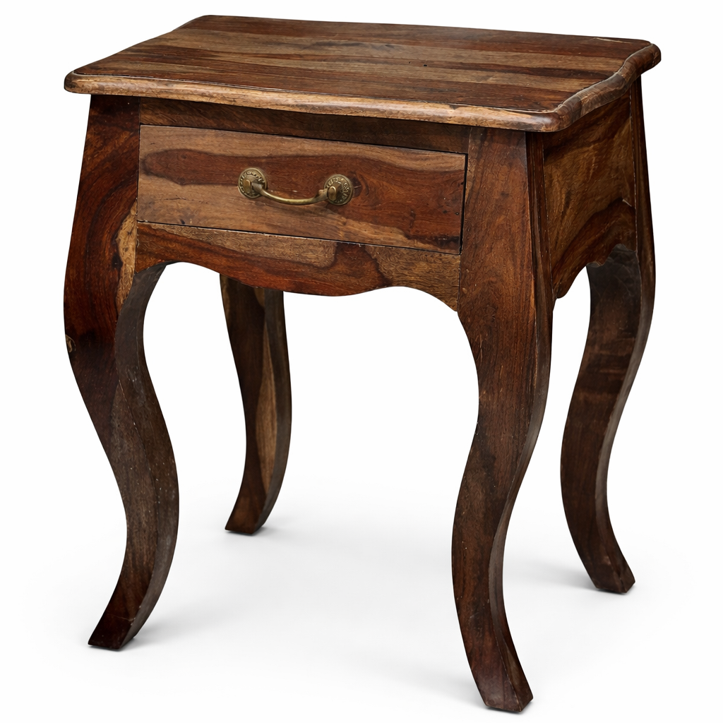 OONA SIDE TABLE R-2079 LOUIS WT DRAWER AMERICAL WALNUT OONA