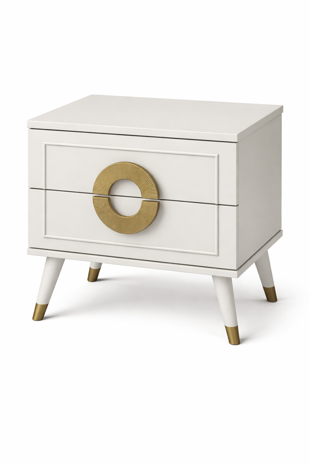 SW BED SIDE TABLE AKIRA- PUMIC GREY 42 SPACEWOOD