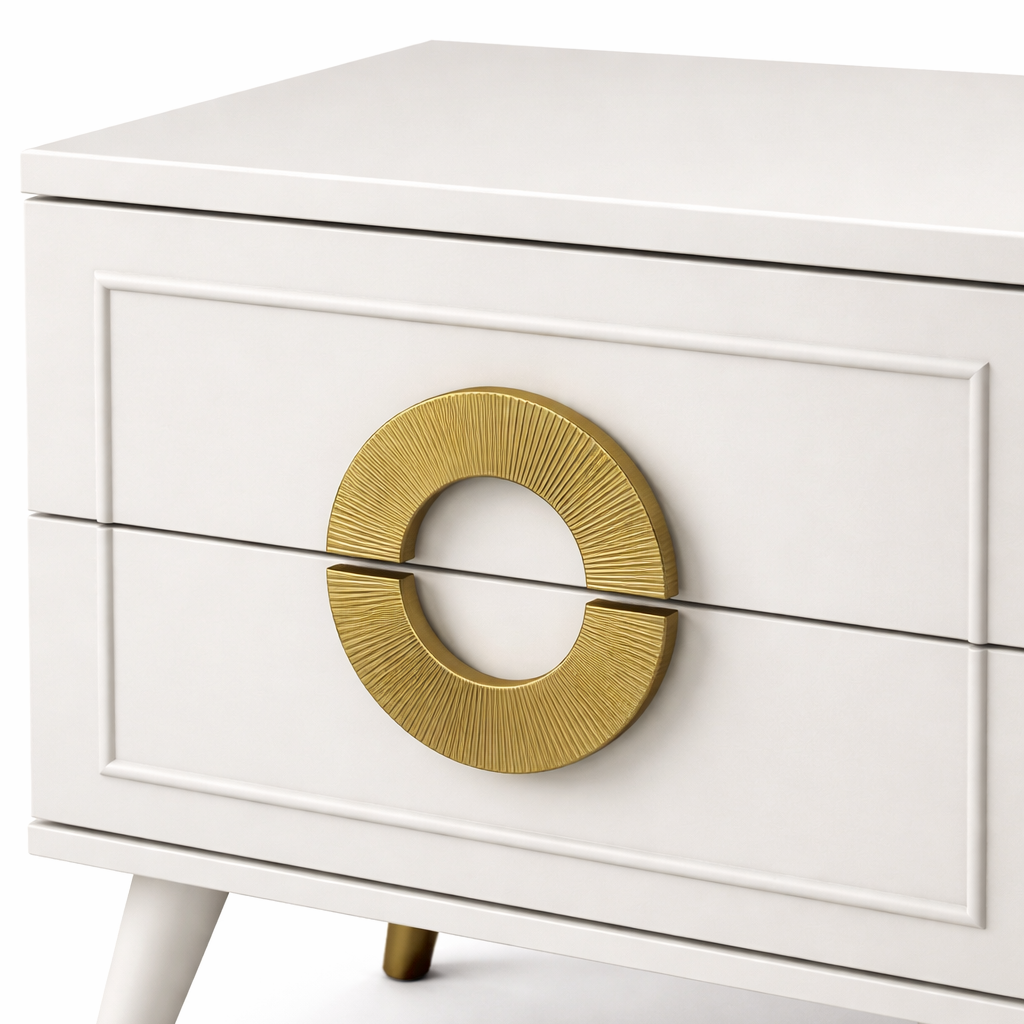 SW BED SIDE TABLE AKIRA- PUMIC GREY 42 SPACEWOOD