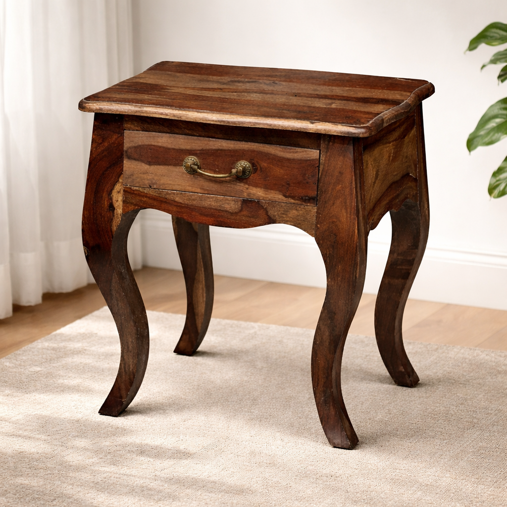 OONA SIDE TABLE R-2079 LOUIS WT DRAWER AMERICAL WALNUT OONA
