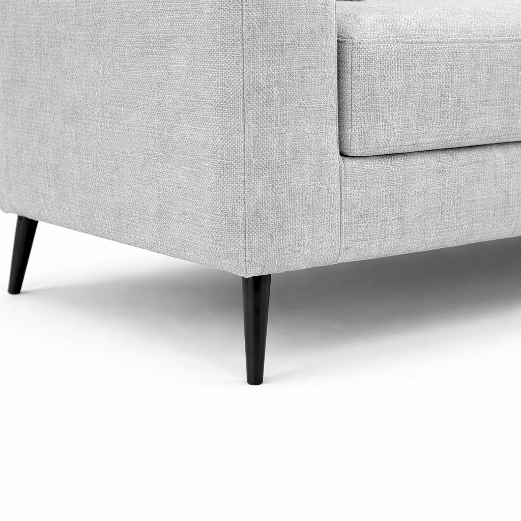 ARENA  SOFA SET(3+2)  CBS WALNUT MATT WITH GREY UPHOLSTRY ARENA