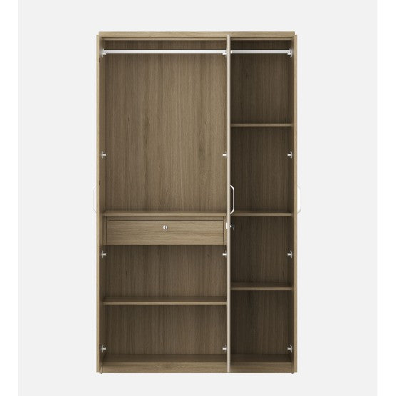 SW 3 DOOR WARDROBE CLEO - SANTANA OAK & BAMBOO FLUTE SPACEWOOD