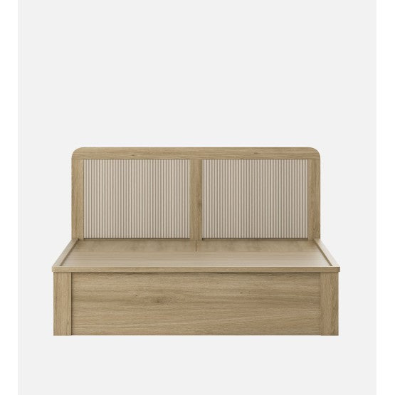 SW KING BED CLEO WITH 3/4 LIFTON STORAGE - SANTANA OAK & BAMBOO SPACEWOOD