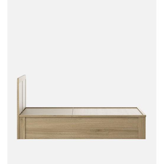 SW KING BED CLEO WITH 3/4 LIFTON STORAGE - SANTANA OAK & BAMBOO SPACEWOOD