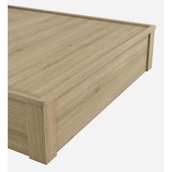 SW KING BED CLEO WITH 3/4 LIFTON STORAGE - SANTANA OAK & BAMBOO SPACEWOOD