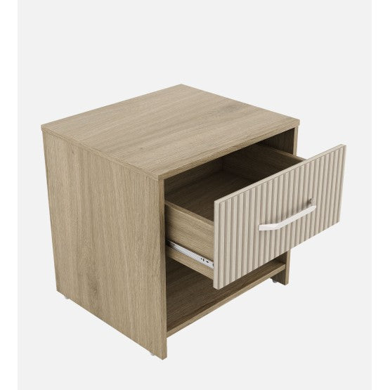 SW BED SIDE CLEO - SANTANA OAK & BAMBOO FLUTE SPACEWOOD