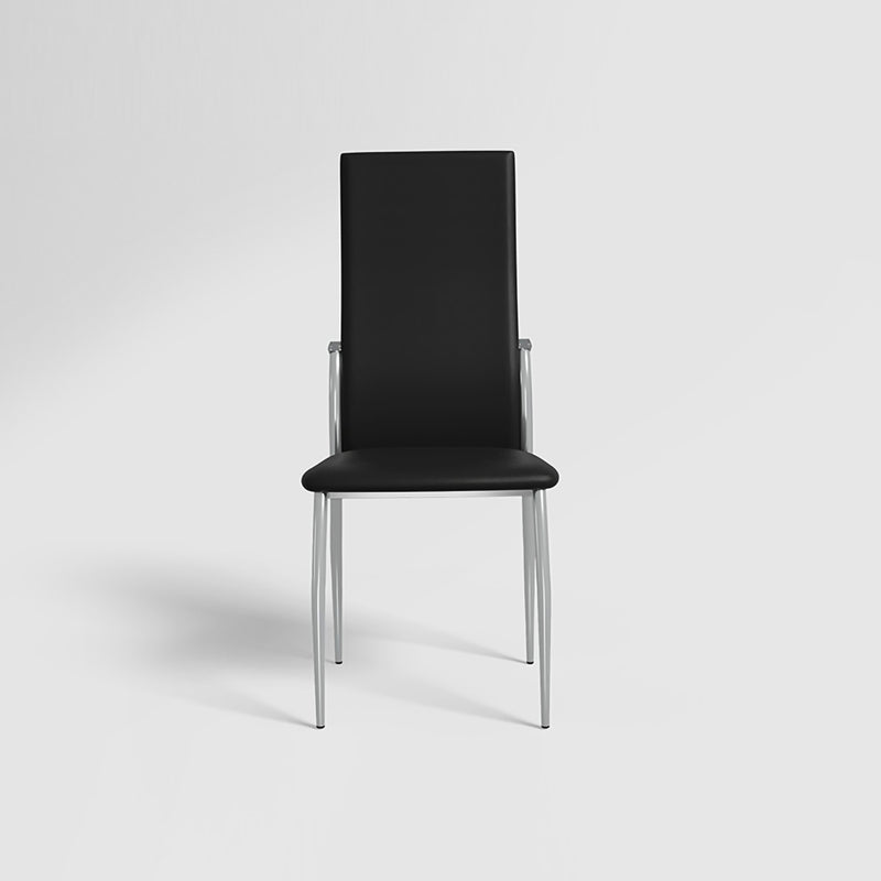GODREJ Tia Metal Dining Chair Set Of 2, Black