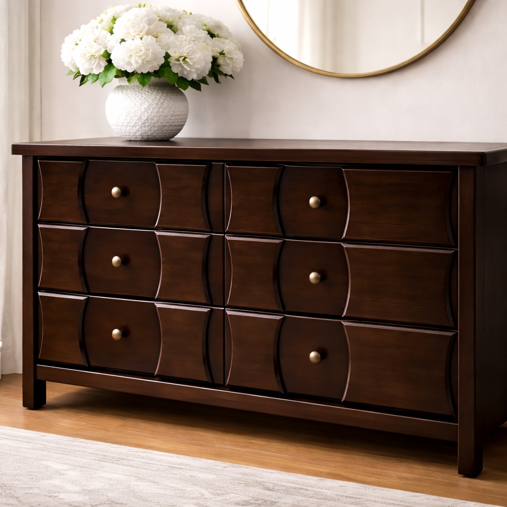 ARENA DRESSING TABLE+MIRROR ADMIRAL WALNUT ARENA