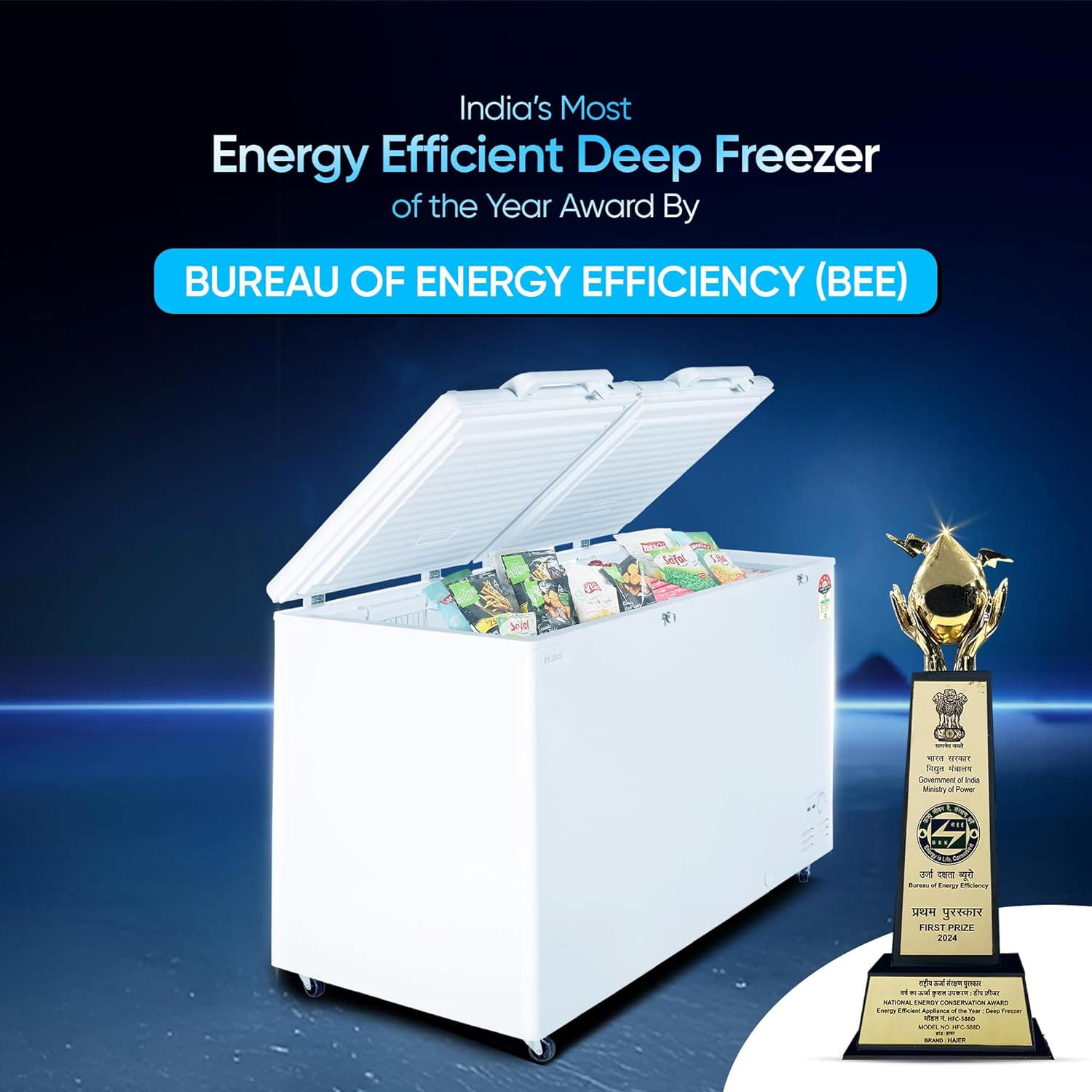 HAIER DEEP FREEZER HFC-500DM5    500 LTRS HAIER