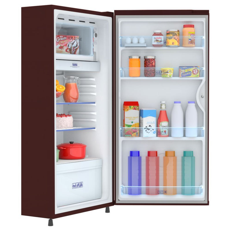 HAIER HRD-1851BBR-P 165L Direct Cool Single Door Refrigerator
