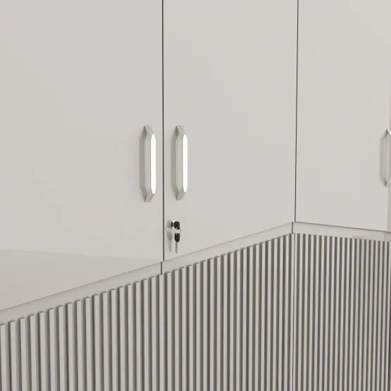 SW 4 DOOR WARDROBE NORA PVC HD - LYON WALNUT spacewoo