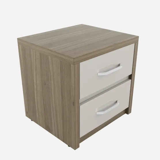 SW BED SIDE TABLE NORA PVC HD - LYON WALNUT CMM Arena Retails Pvt Ltd