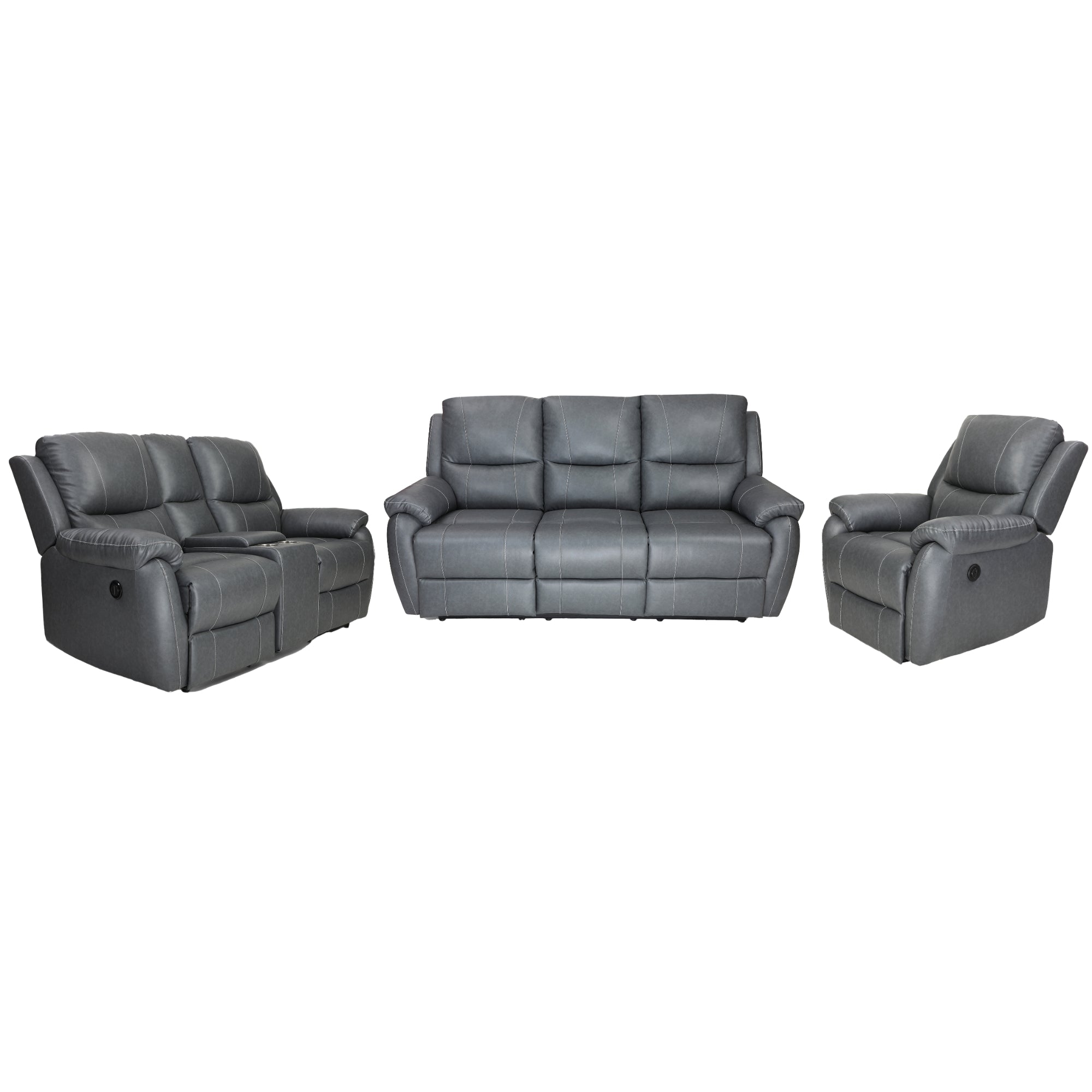 ARENA LITE Two Seater Motor Recliner Grey