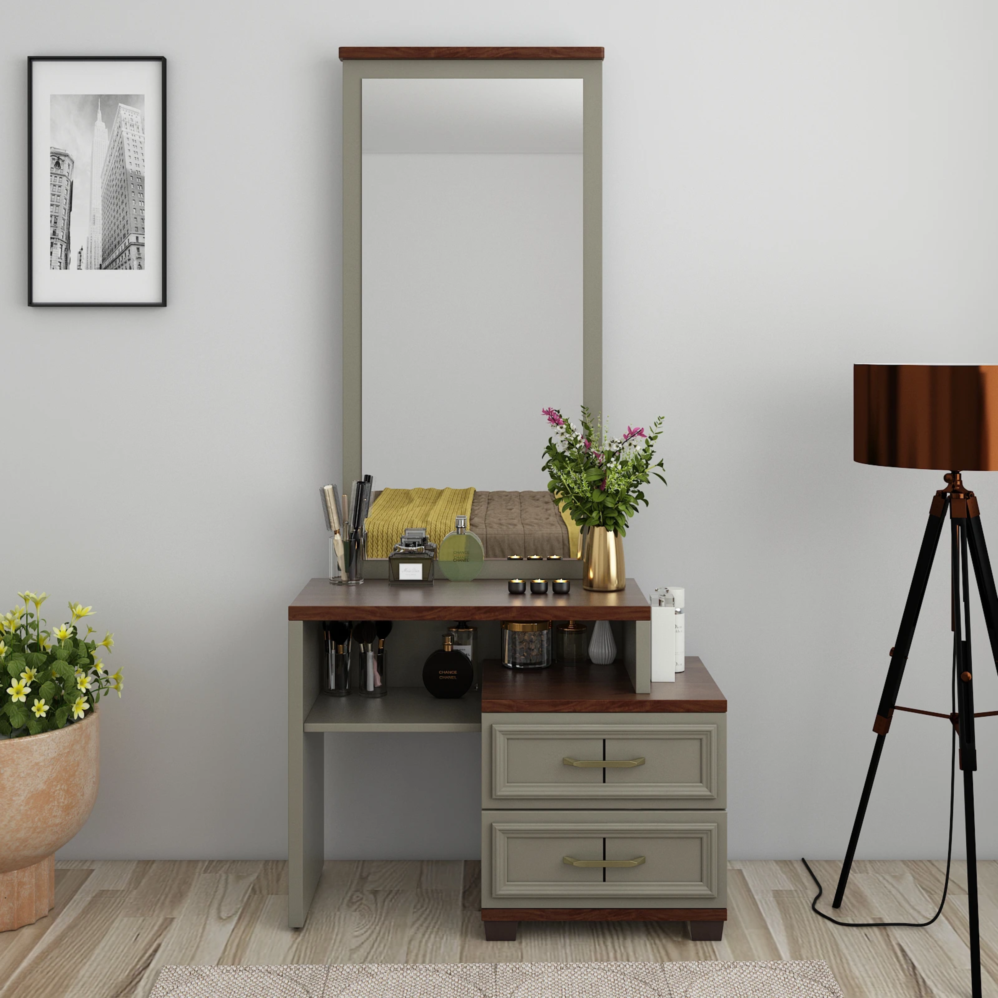 SW DRESSER SAHARA - WOODPORE FINISH STONE SPACEWOOD