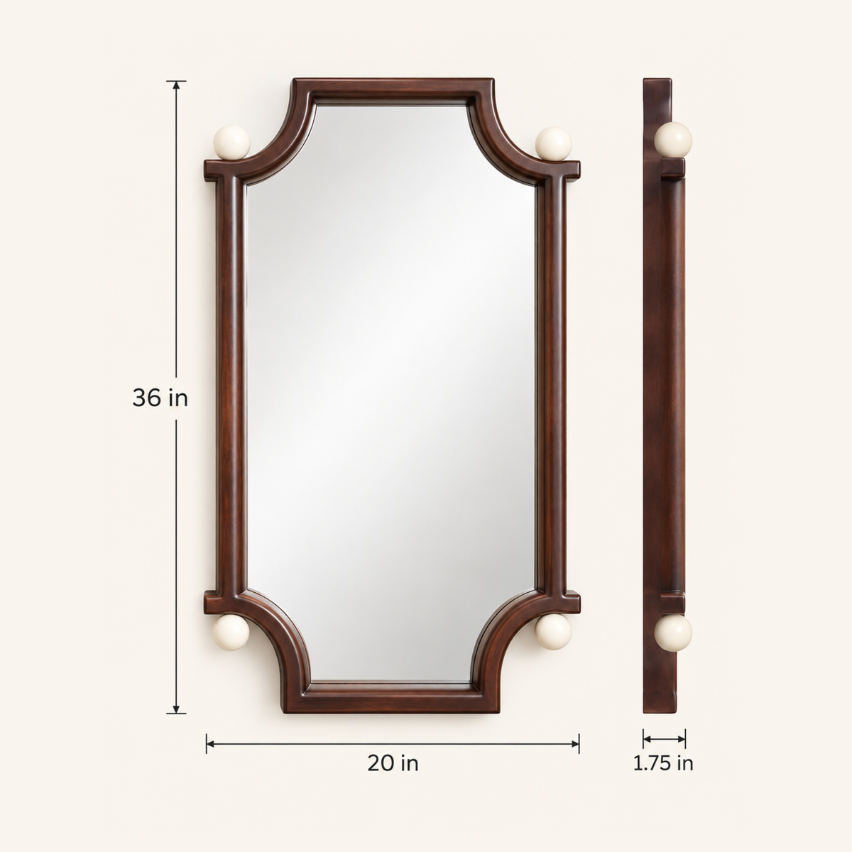 OONA RRO RRM-104 MIRROR 20X1.75X36INCH OoNA