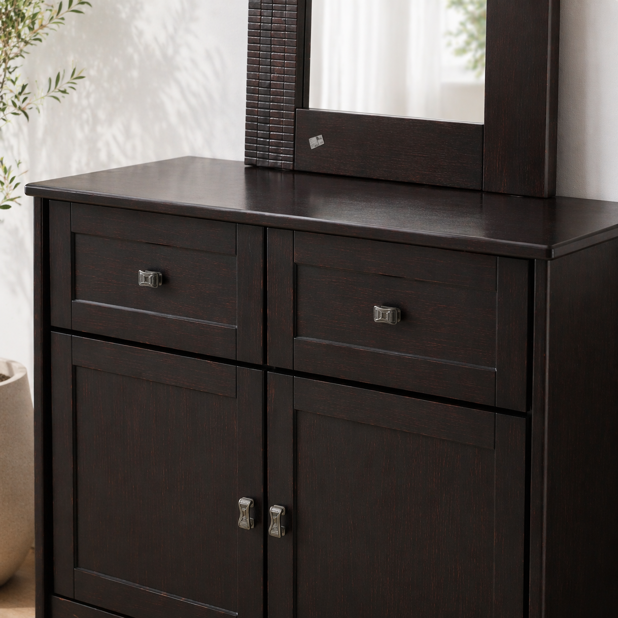 ARENA DRESSING TABLE + MIRROR HAMLEY WENGE 910X460X740 MM ARENA