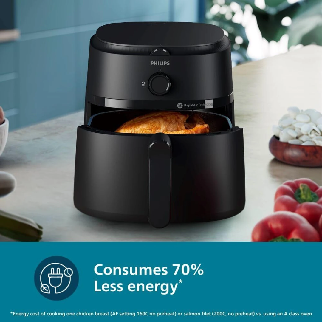 PHILIPS Air Fryer NA120/00 Rapid Air Technology 4.2 L Black PHILIPS