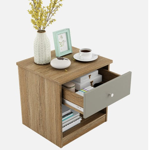 SW BED SIDE TABLE NESTER-SEBASTIAN OAK 450X402X450 SPACEWOOD