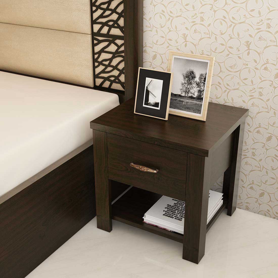 SPACEWOOD Side Table HARMONY Vermount Wenge