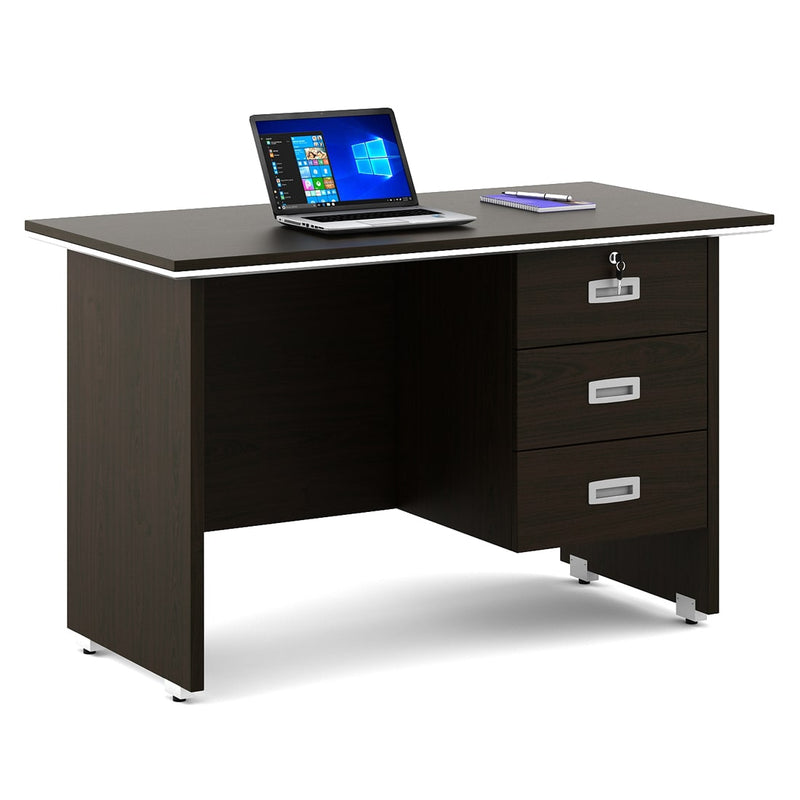 SPACEWOOD NOVA INTEGRA Office Table 3 Drawer 1 Side Drawer 1200x600x750 Vermount