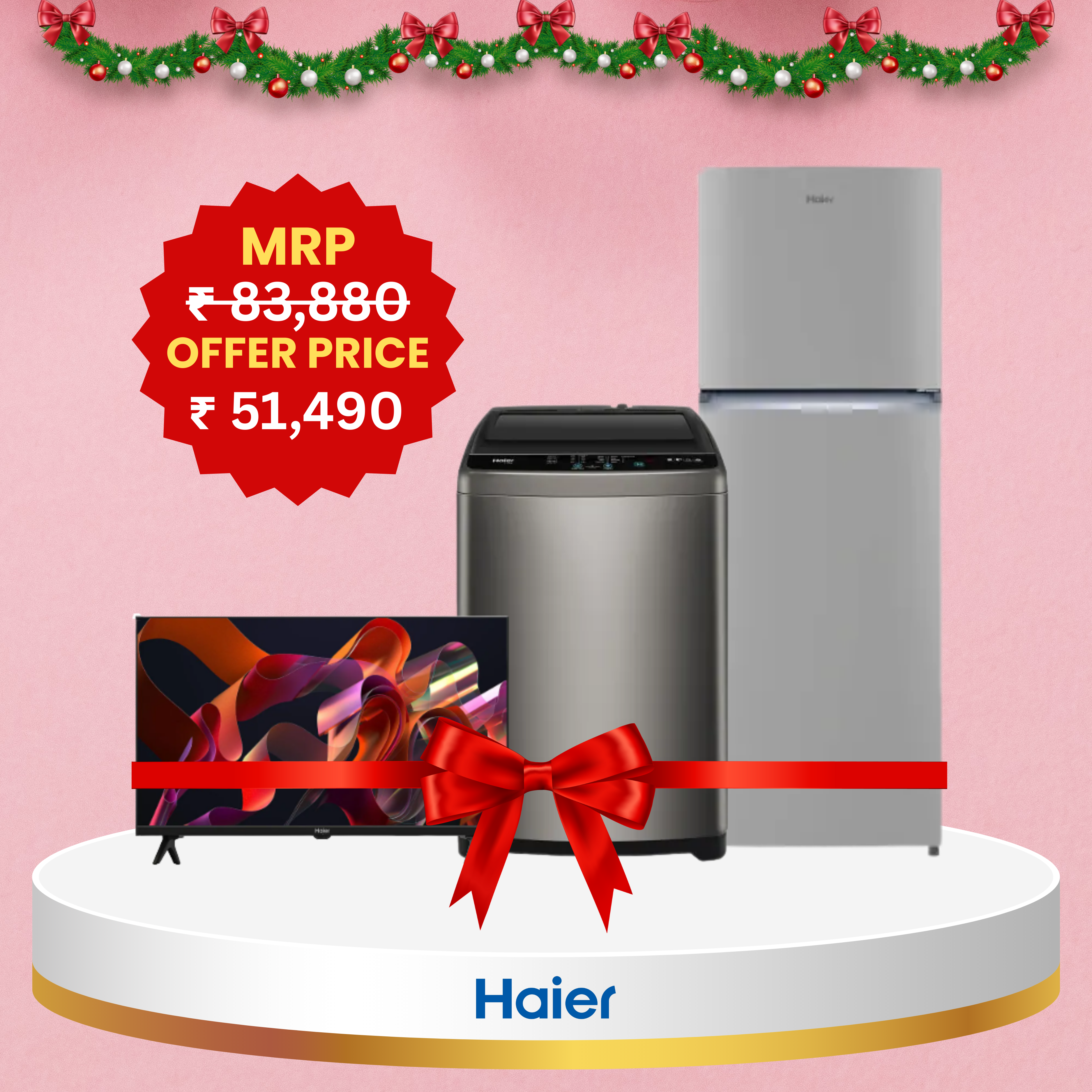 PACKAGE 2 -Haier Value Home Package CMM Arena Retails Pvt Ltd