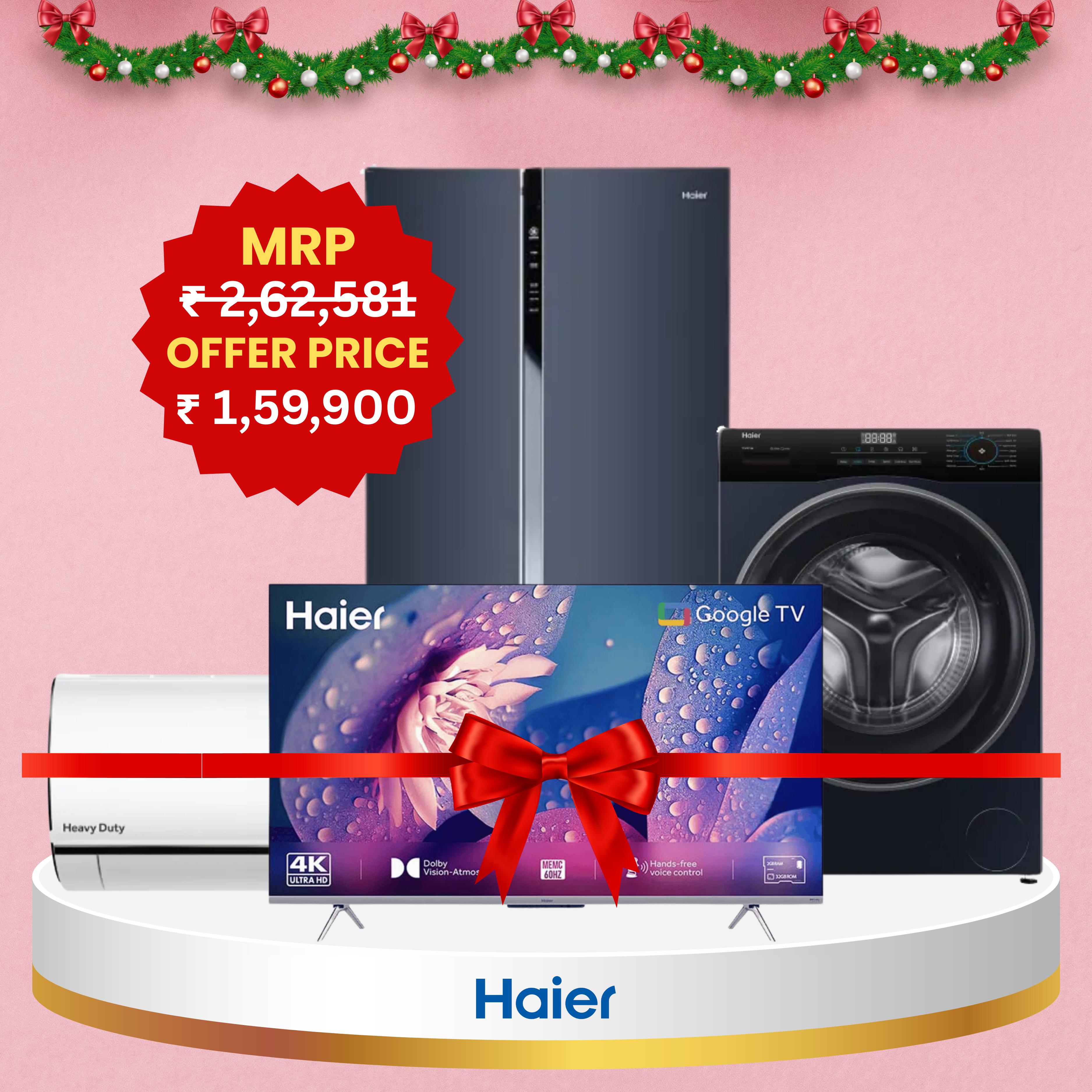 PACKAGE 5 - Haier Premium Home Upgrade Package CMM Arena Retails Pvt Ltd