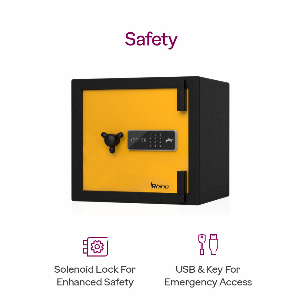 GODREJ Rhino Digital 55 Ltr Strength 100X (Advanced) Home Lockers GODREJ