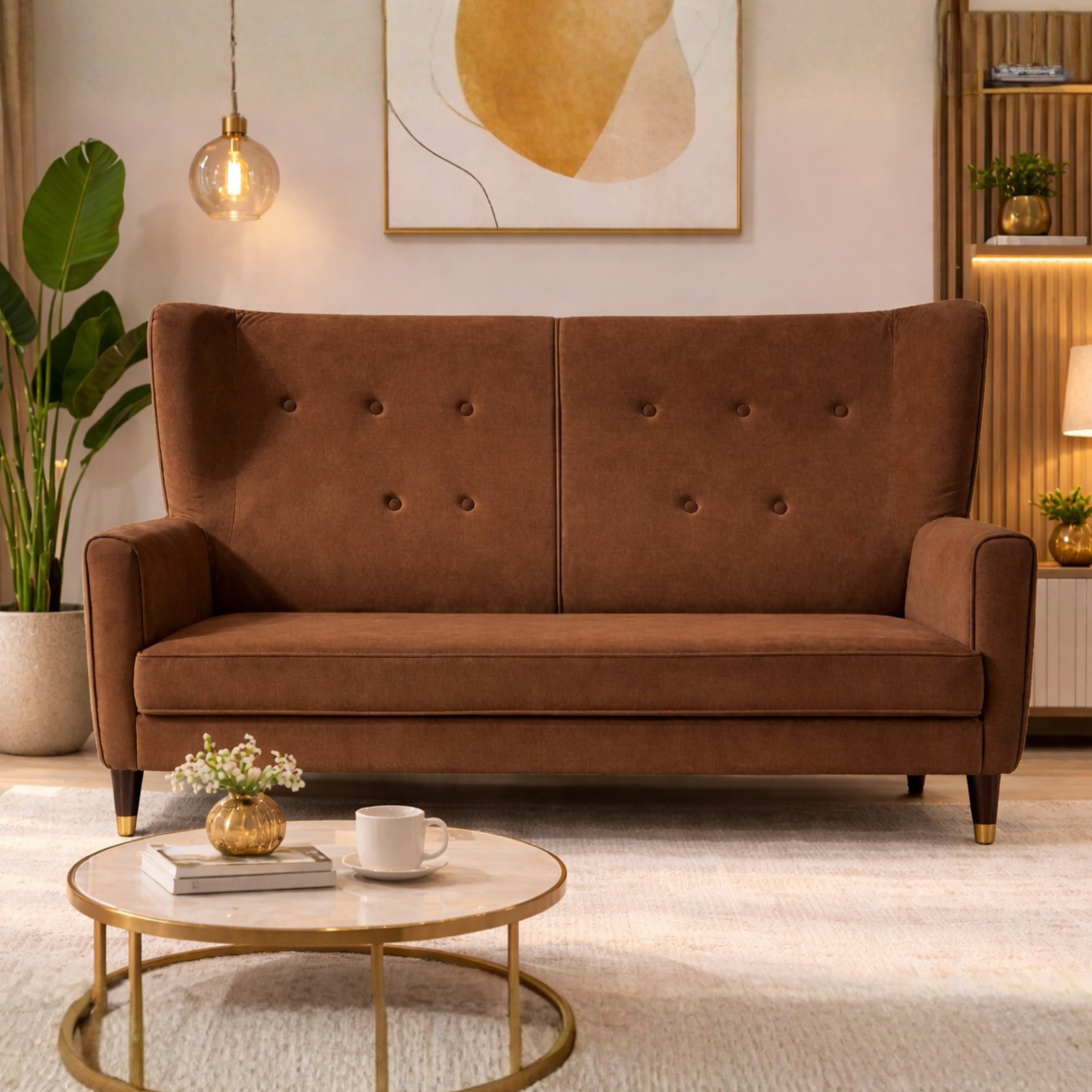 ARENA LOVE SEAT MARIGOLD ARENA