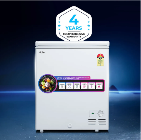 HAIER DEEP FREEZER HFC-145SM5  145 LTRS HAIER