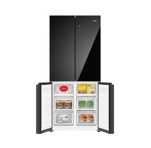 HAIER REFRIGERATOR-FF-DD-SBY HRB-600KGU1  BLACK GLASS 520 LTRS HAIER