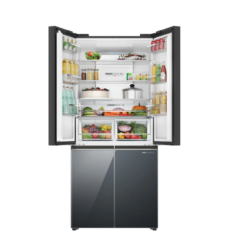 HAIER REFRIGERATOR-FF-DD-SBY HRB-600MGU1  MIRROR GLASS 520 LTRS HAIER