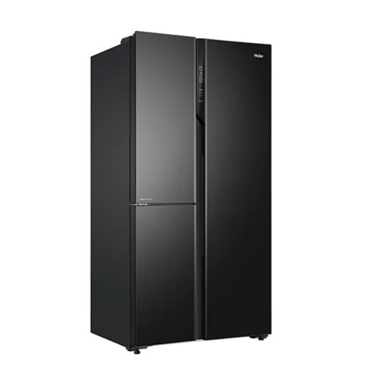 HAIER REFRIGERATOR-FF-DD-SBY HRT-683KGU1  BLACK GLASS 598 LTRS HAIER