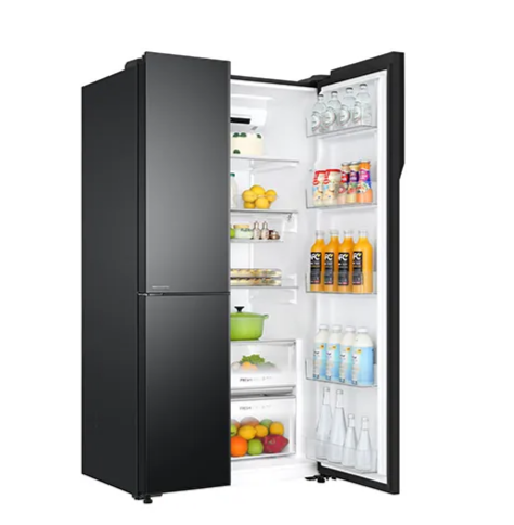 HAIER REFRIGERATOR-FF-DD-SBY HRT-683KGU1  BLACK GLASS 598 LTRS HAIER