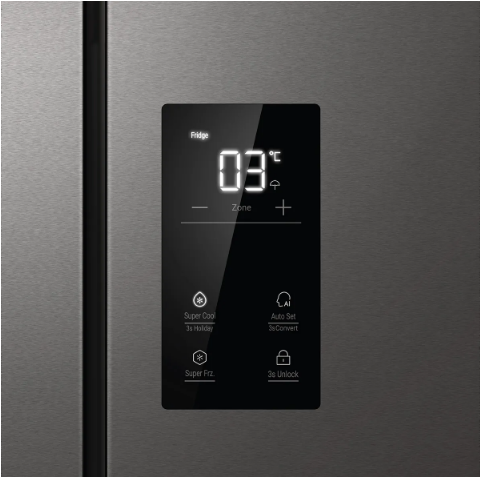 HAIER REFRIGERATOR-FF-DD-SBY HRB-600IS  INOX STEEL HAIER