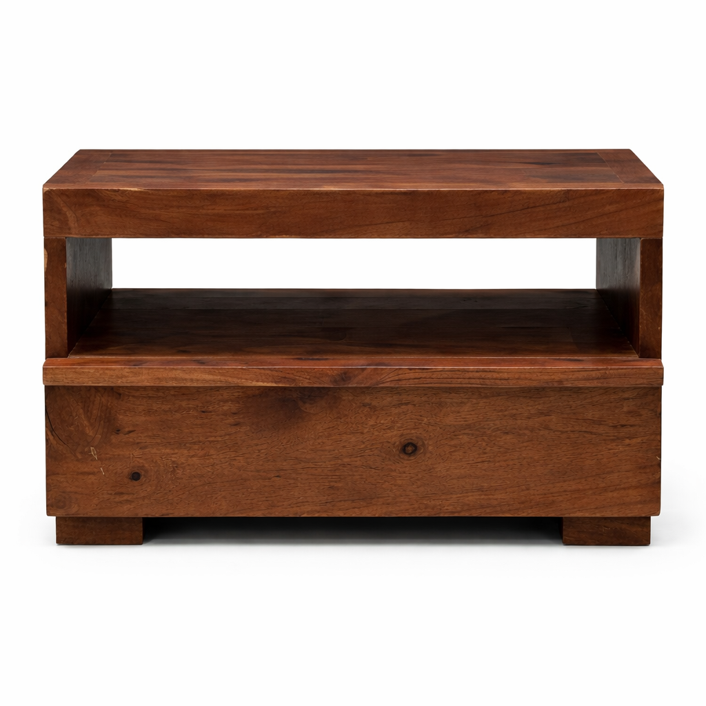 ARENA BED SIDE UNIT BS-08 RICH BROWN 41.9X31X33 CM ARENA