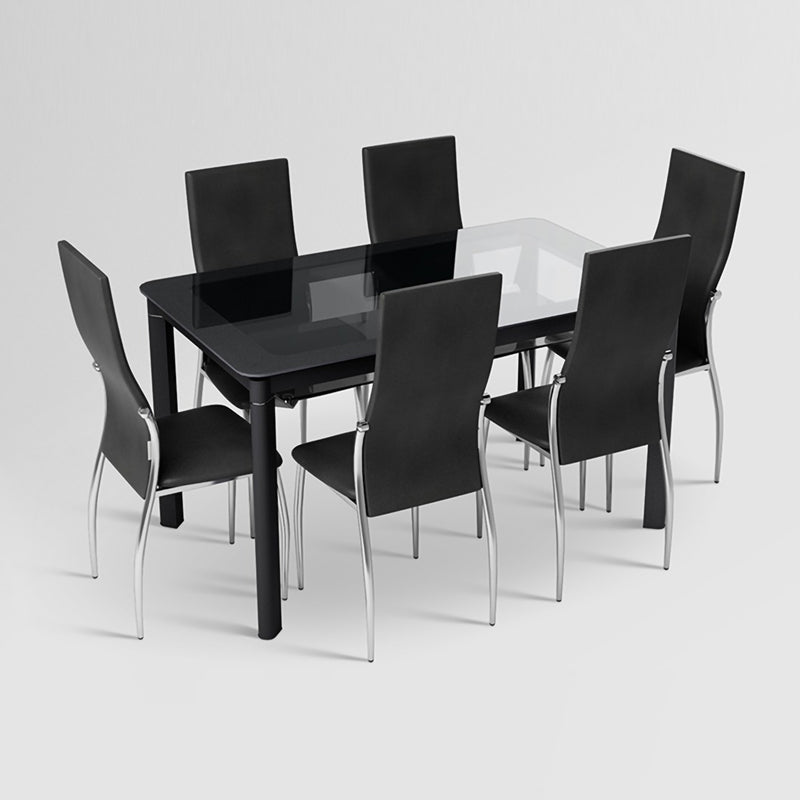 GODREJ Tia Metal Dining Chair Set Of 2, Black