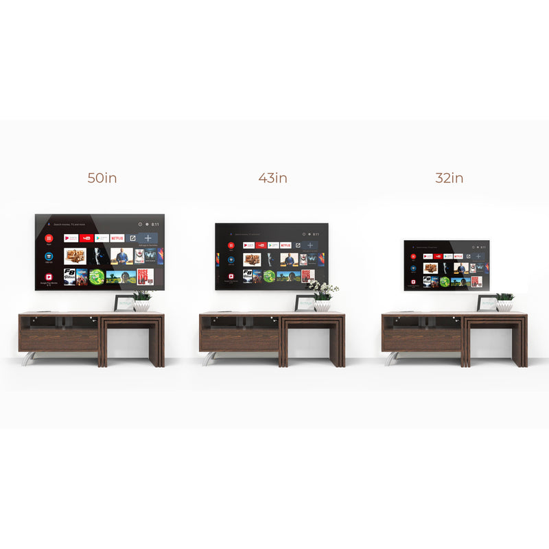 DECOSTYLE TV Unit With Nest Table DTV101AESMSS Walnut