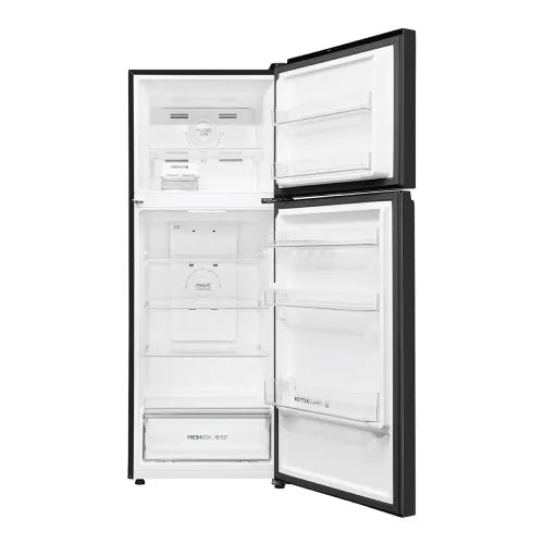 HAIER Refrigerator 2 Star, GE Black Finish Top Mount Frost Free 328 L Black