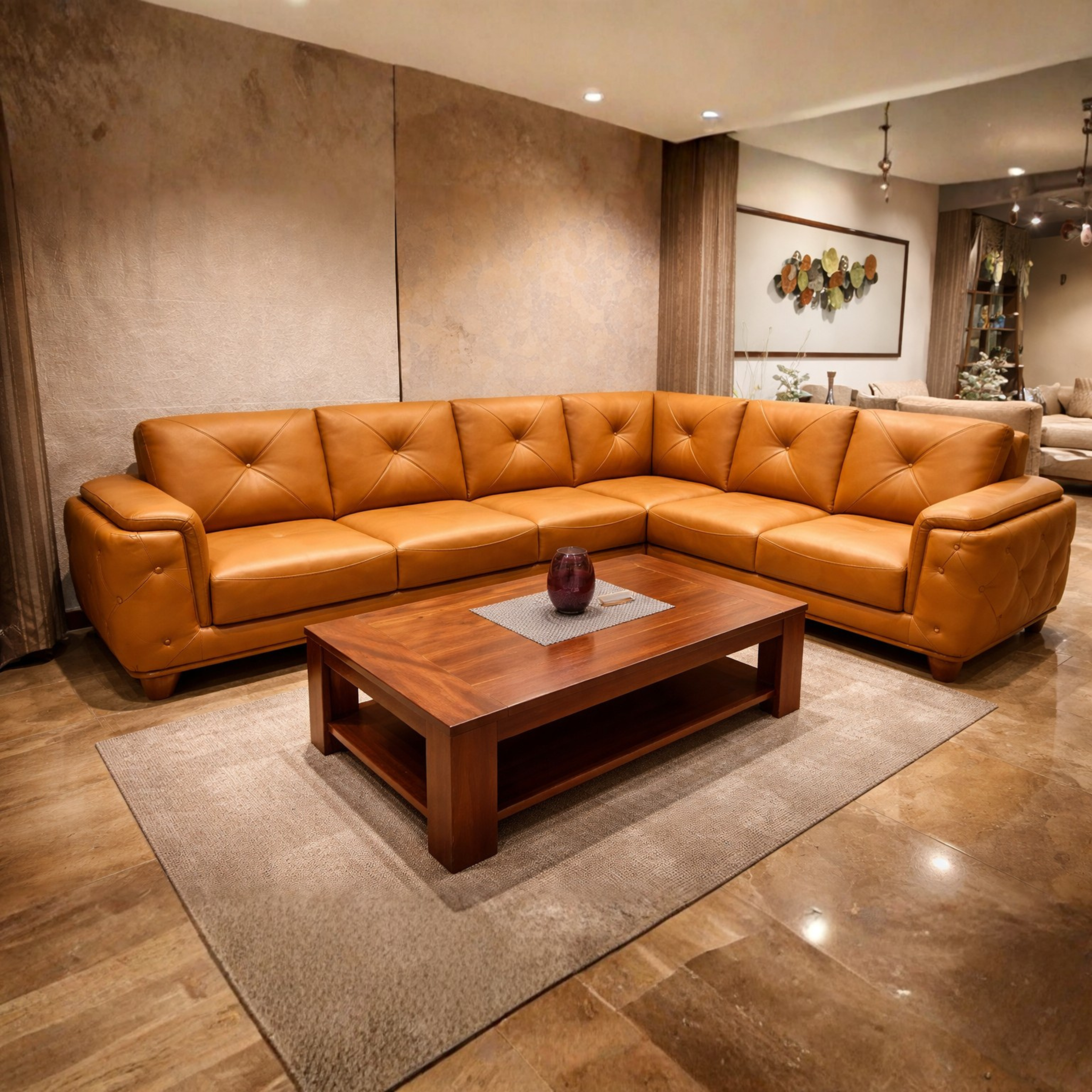 OONA 3PC SOFA SET WITH CORNER LUCAS TURKEY (2+2+1+C) LISA 902 LC OONA