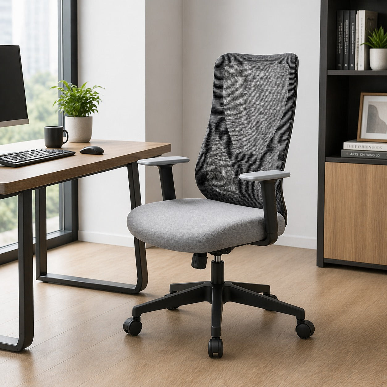 ARENA MID BACK CHAIR MUXA CRUX GREY MB ARENA
